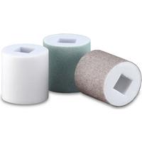 Nagelpolierer Ersatzrollen 3er-Set, Versch. Härtegrade - Weiß, Basics, Kunststoff (6/2,7/8,5cm)