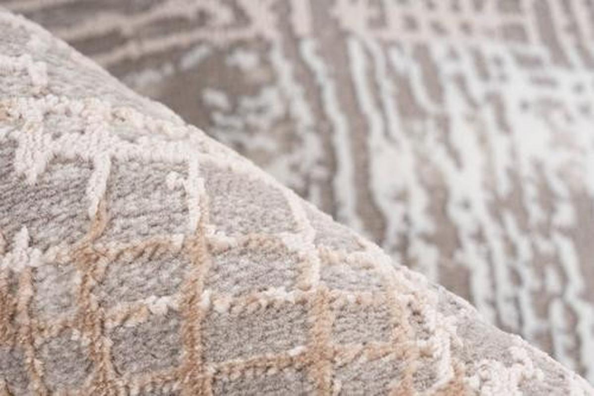 Webteppich Grau/Silberfarben Akropolis 160x230 cm - Silberfarben/Grau, Design, Textil (160/230cm) - Kayoom