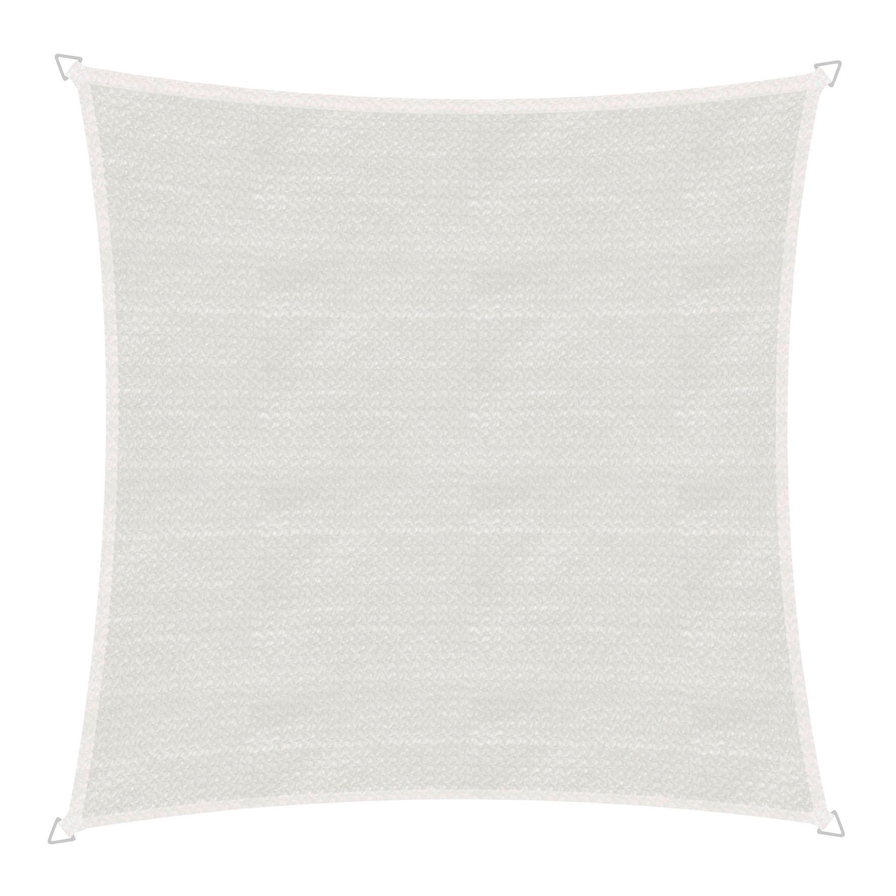 Sonnensegel Quadrat 4x4 M Capri Qu - Weiß, Basics, Kunststoff (400/400cm) - Windhager
