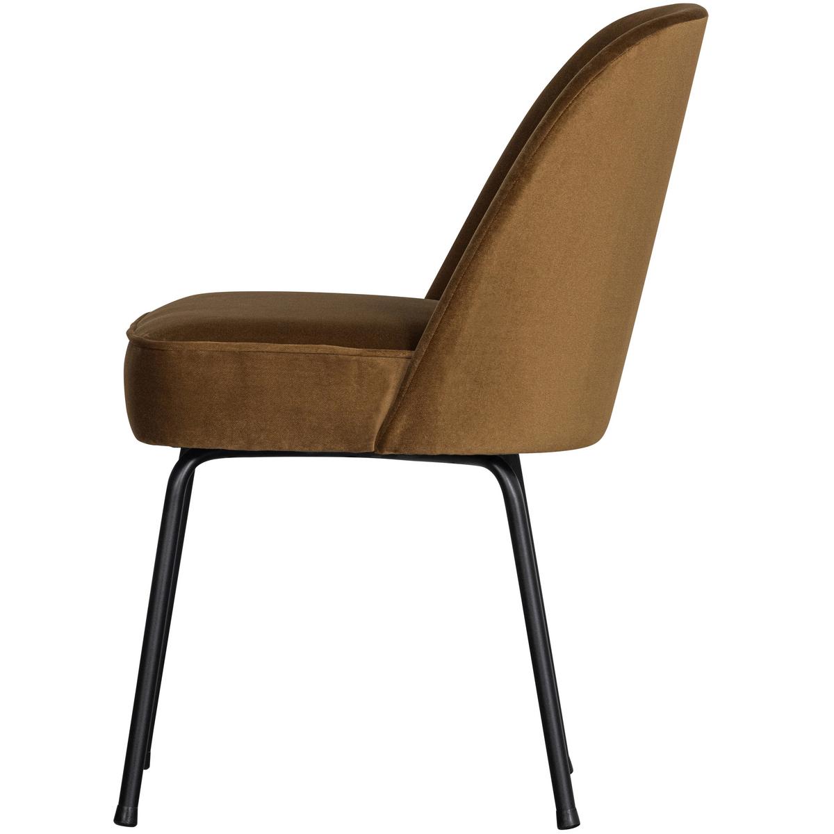 Stuhl-Set Vogue Gelb B:  50cm - Gelb/Schwarz, MODERN, Textil/Metall (50/83/57cm) - Livetastic