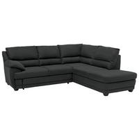 Ecksofa Mit Schlaffunktion Nebolo Anthrazit S. 246x225cm - Anthrazit/Schwarz, Design, Textil (246/225cm) - Livetastic