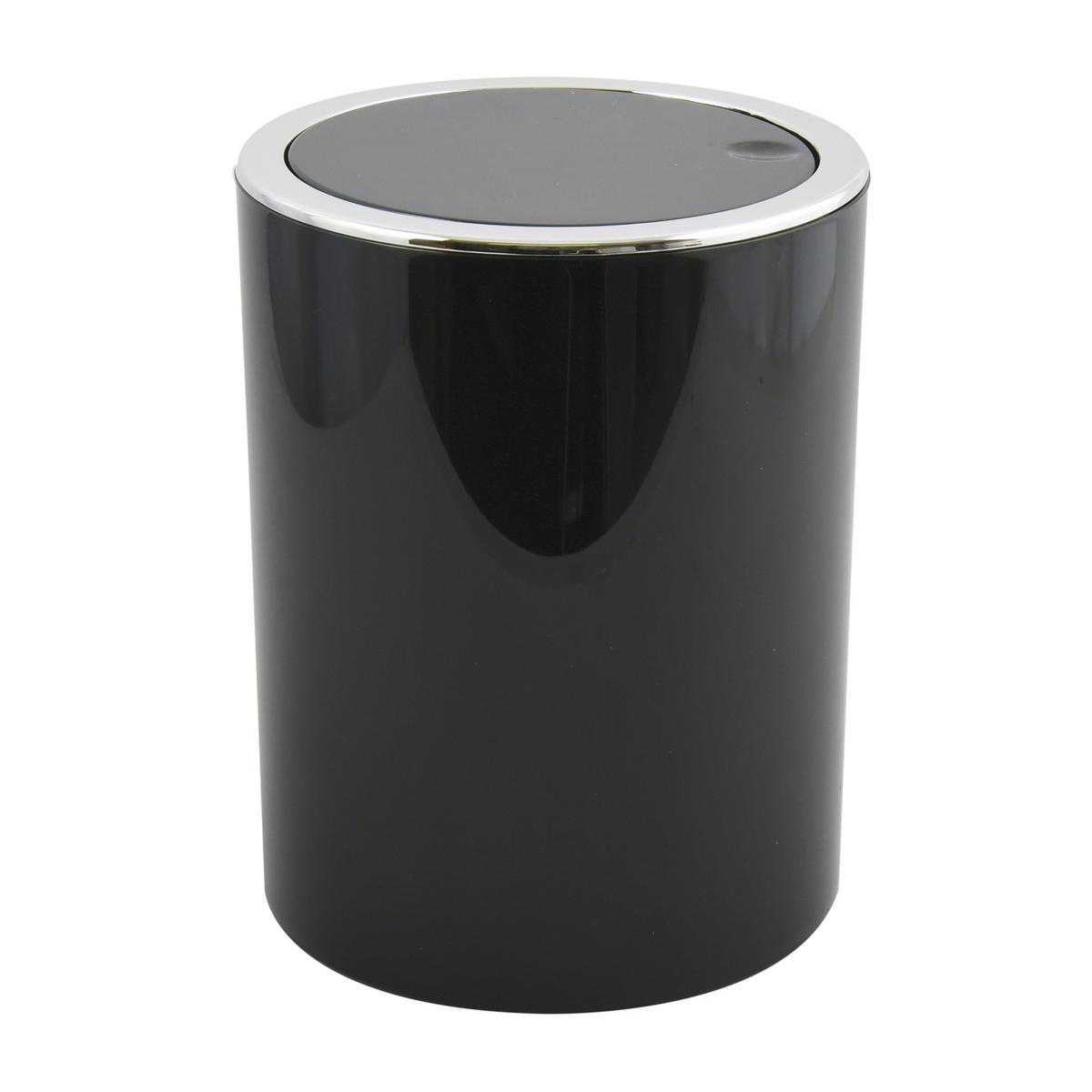 SCHWINGDECKELEIMER KAMAKA SCHWARZ - Schwarz, Basics, Kunststoff (19/19/24.2cm) - MSV