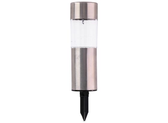 Solarleuchte 6er Pack, Ø 4,5 cm - Edelstahlfarben, MODERN, Kunststoff/Metall (4,5/15cm) - Grundig Solarleuchte 6er Pack, Ø 4,5 cm - Edelstahlfarben, MODERN, Kunststoff/Metall (4,5/15cm) - Grundig