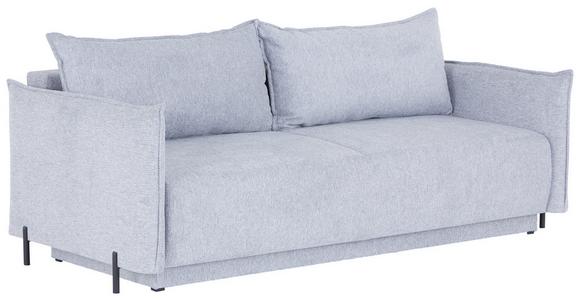 Schlafsofa Giulia - Schwarz/Grau, MODERN, Textil (217/75-95/112cm) - Luca Bessoni