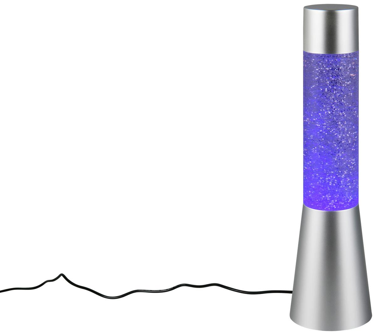 LED-Dekoleuchte inkl. Rgb - Silberfarben, Basics, Kunststoff/Metall (9/33cm) - Luca Bessoni