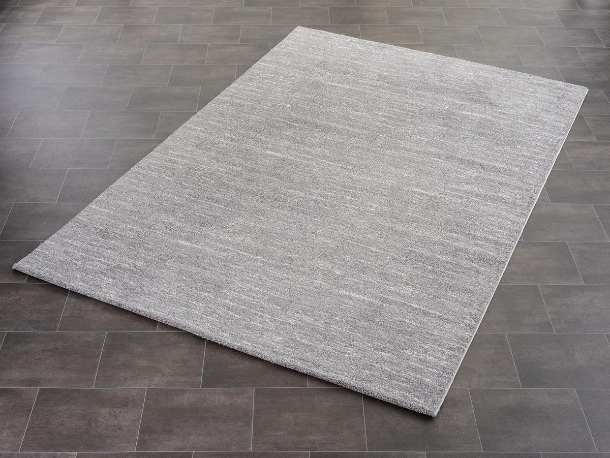 Flachwebteppich Dunkelgrau Sofi Lori 80x150 cm - Dunkelgrau, Design, Textil (80/150cm) - Novel