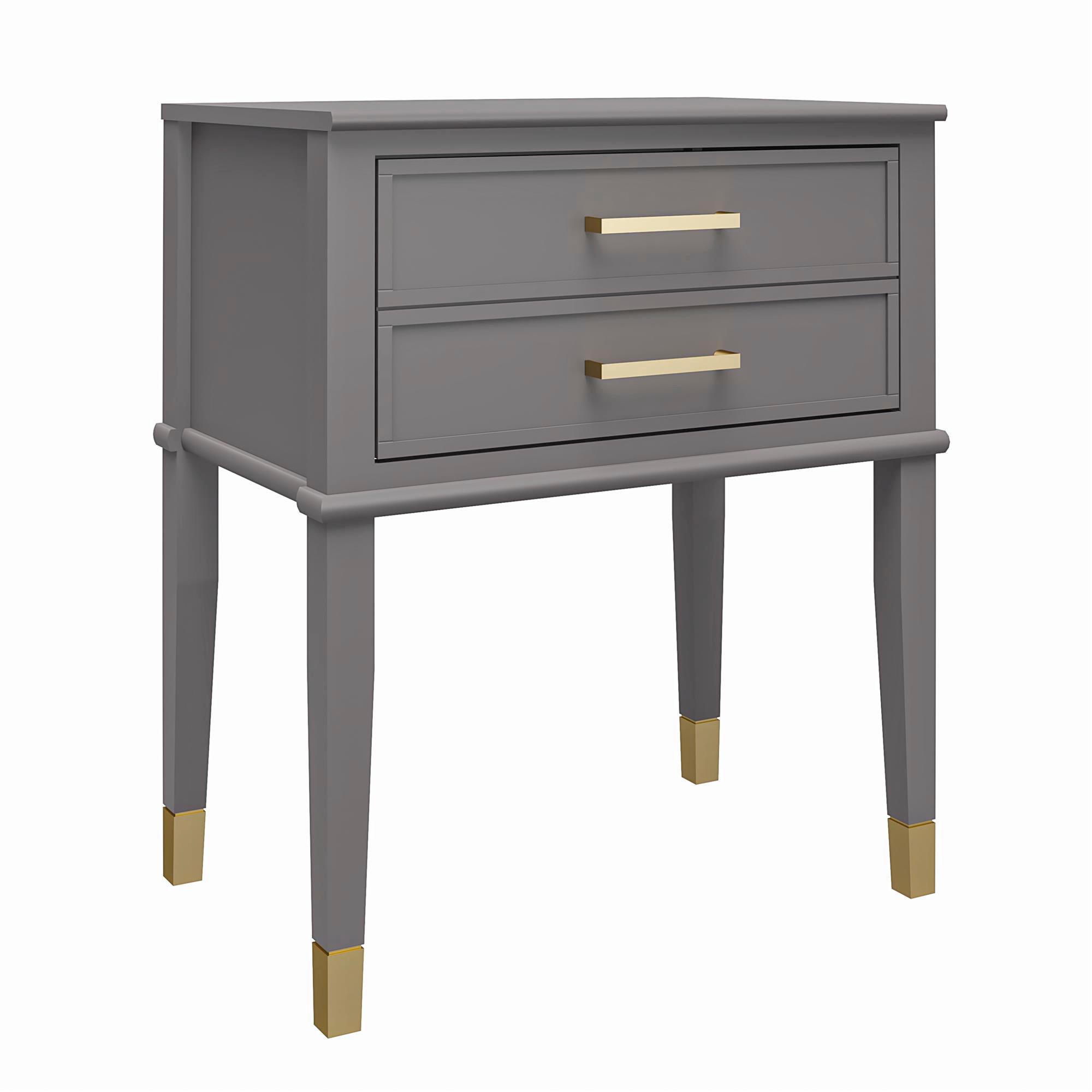 Beistelltisch Westerleigh Graphitfarben B: 60 cm - Graphitfarben/Grau, Design, Holzwerkstoff (60/40/72cm) - MID.YOU