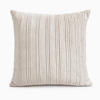 DEKORAČNÍ POLŠTÁŘ VELVET - pískové barvy, Moderní, textil (45/45cm)