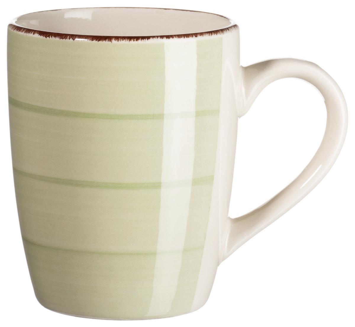 Frühstücksset Grün Lumaca Für 6 Personen, 18tlg. - Grün, Basics, Keramik - Mäser