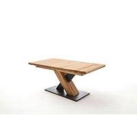 Ausziehtisch Mendoza 140 Az 140-220x78x90cm Wildeiche - Wildeiche/Schwarz, Trend, Holz/Holzwerkstoff (140-220/78/90cm)