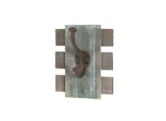 Hakenleiste Edith Mini - Blau/Braun, MODERN, Holzwerkstoff/Metall (16/20/11cm) Hakenleiste Edith Mini - Blau/Braun, MODERN, Holzwerkstoff/Metall (16/20/11cm)