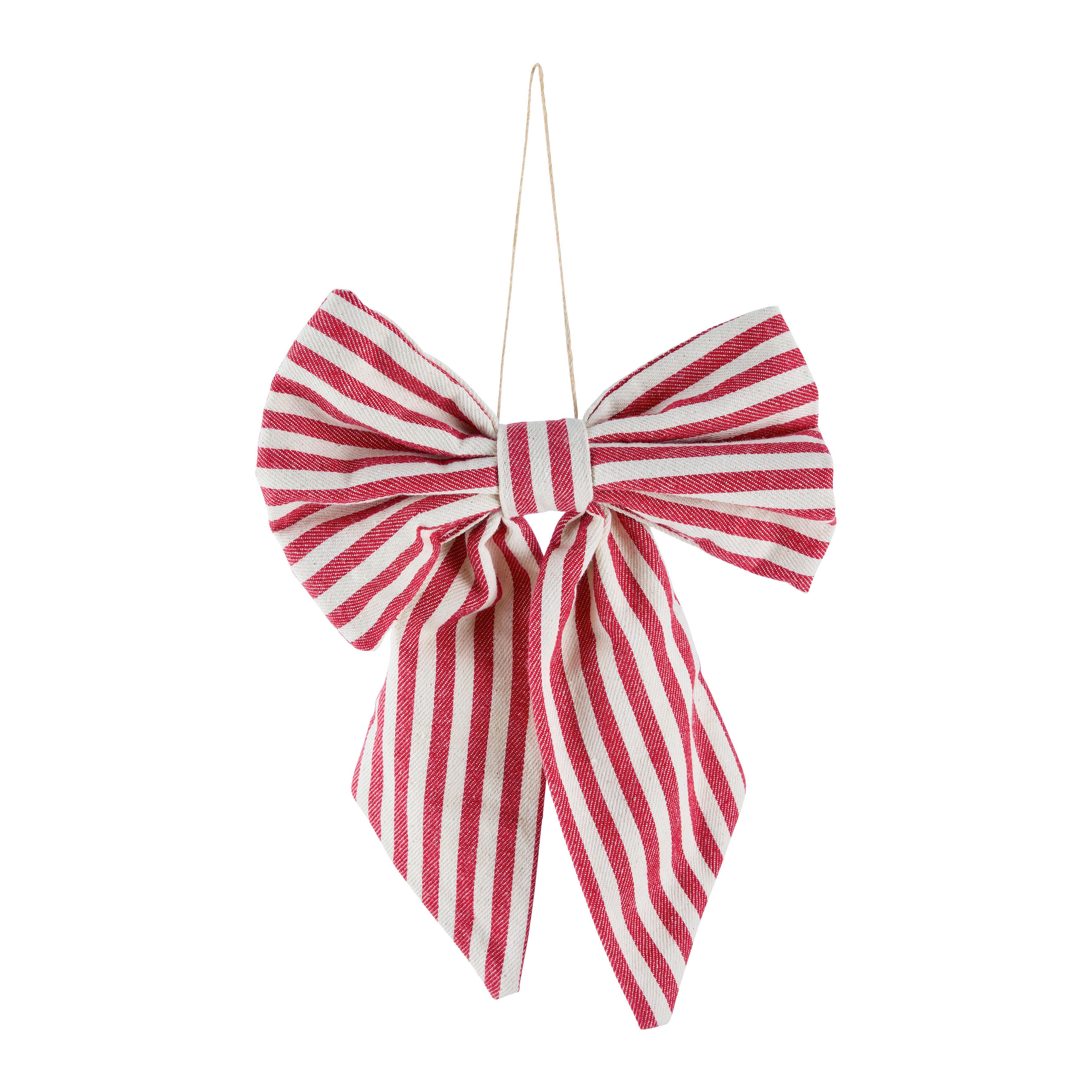 DEKORAČNÍ MAŠLE ELSA - béžová/červená, textil (20/28cm) - Mömax