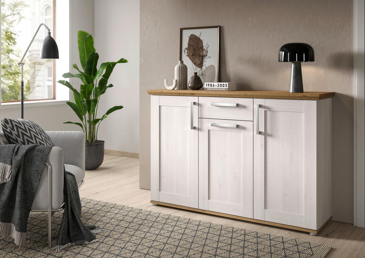 Kommode Verona Lärche B: 133 cm - KONVENTIONELL, Holzwerkstoff (133/88/37cm) - MID.YOU