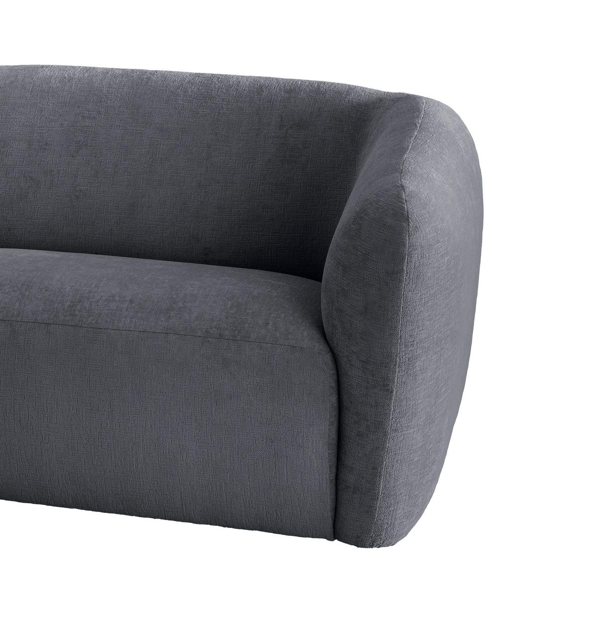 Ecksofa Jesi, Anthrazit S: 182x276 cm - Anthrazit/Schwarz, MODERN, Textil (182/276cm) - Livetastic
