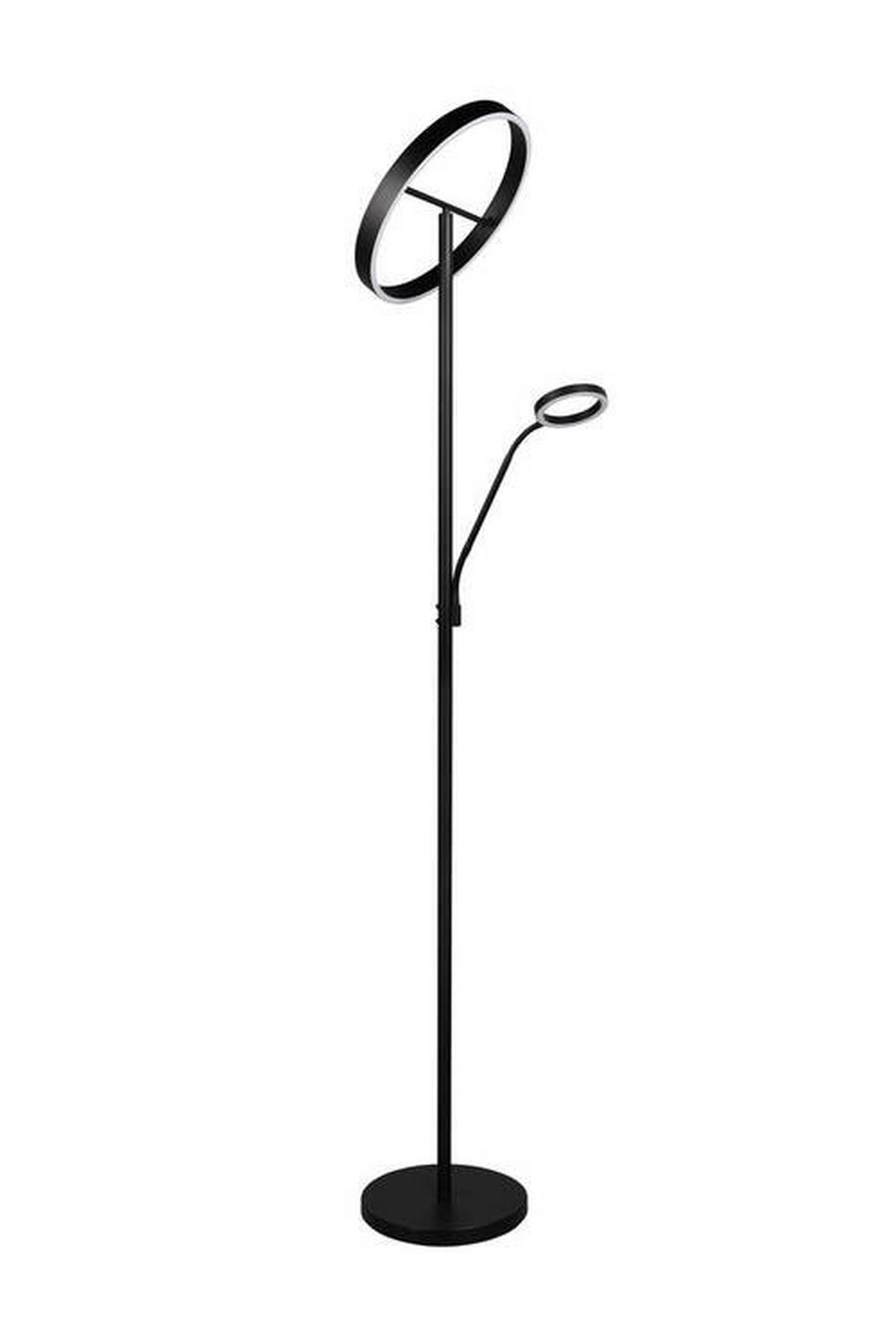 Led-stehleuchte 449510232 Willis - Schwarz, Design, Metall (40/180cm) - Trio Leuchten
