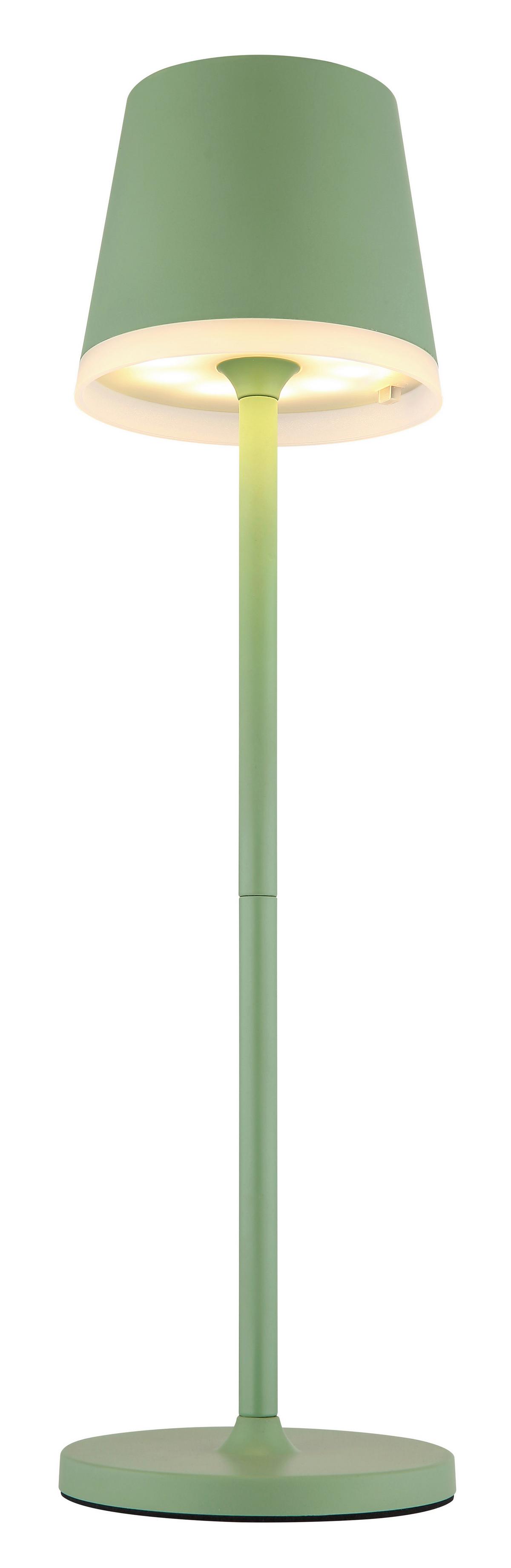 Solarleuchte 36637bm - Hellgrün, Design, Kunststoff/Metall (11/26-41cm) - Globo