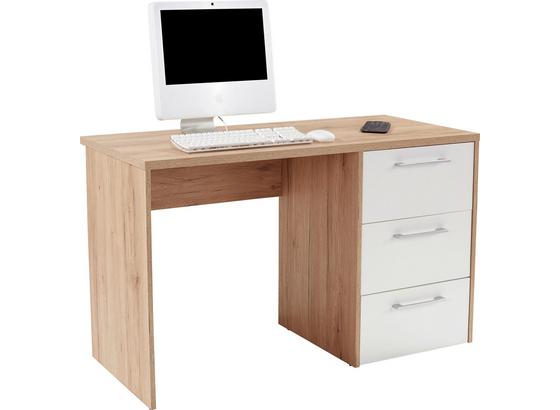 Íróasztal Box - Tölgyfa, modern, Faalapú anyag (123/73/55cm) Íróasztal Box - Tölgyfa, modern, Faalapú anyag (123/73/55cm)