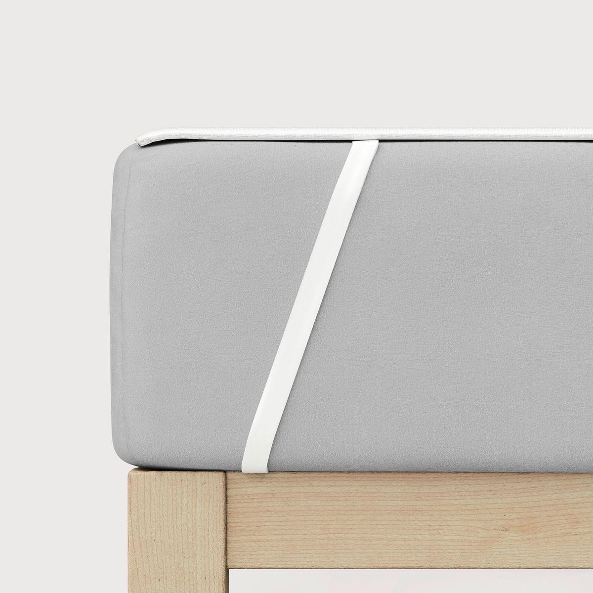 Matratzenauflage Baselayer Light Molton - Weiß, Basics, Textil (100/200cm) - Schlafgut