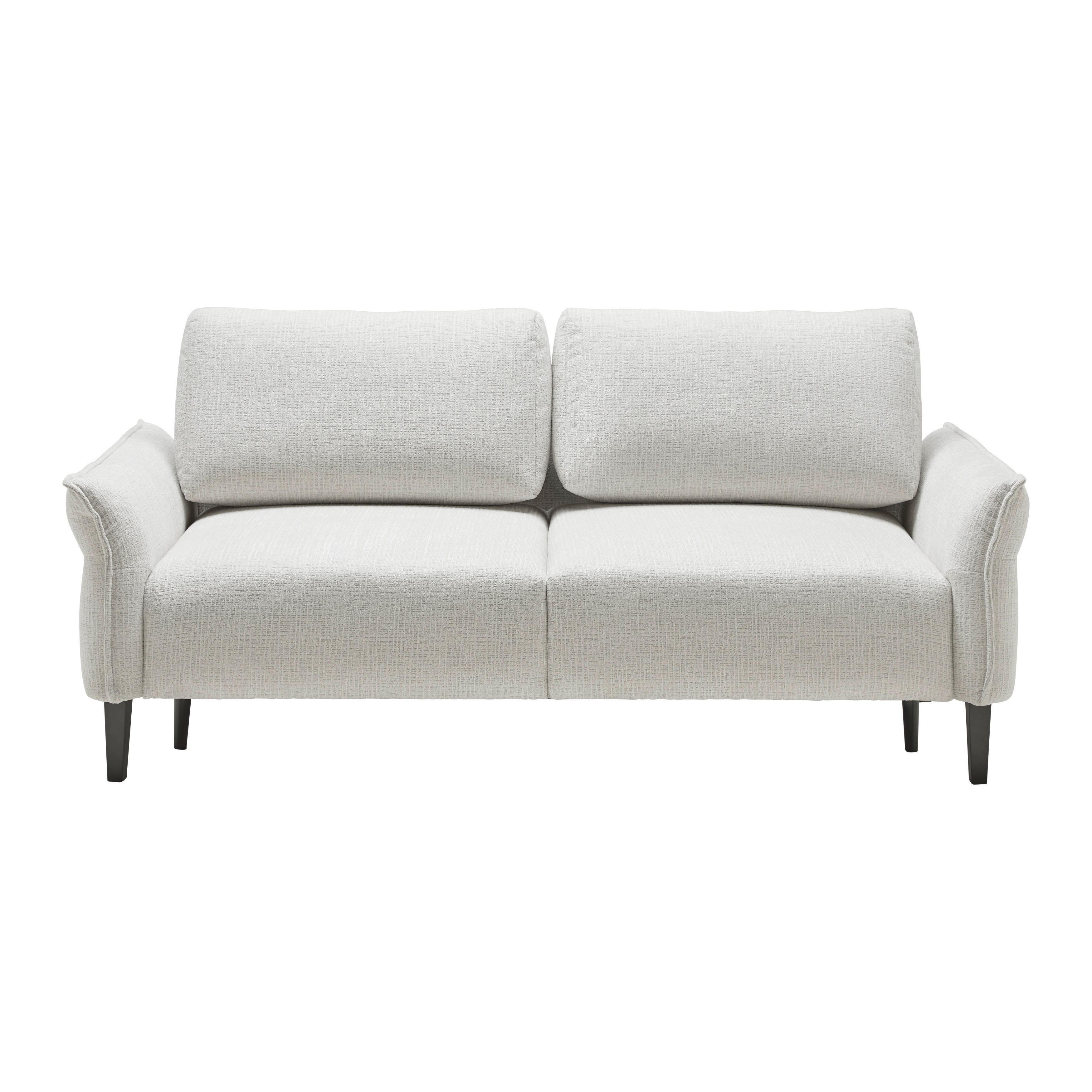 Trojmiestna pohovka CUSTOM, krémová - čierna/krémová, Modern, drevo/textil (183/85/92cm) - Mömax