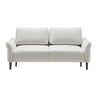Třímístná pohovka CUSTOM, krémová - černá/krémová, Moderní, dřevo/textil (183/85/92cm) - Mömax
