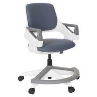 JUGENDDREHSTUHL KID FLEX Grau - Weiß/Grau, Basics, Kunststoff (53/80-93/60cm) - MID.YOU