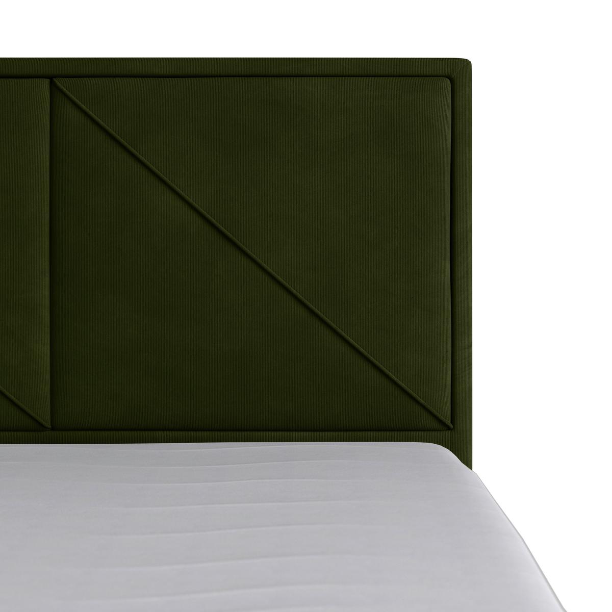 Boxspringbett mit Bettkasten 180x200 cm Bologna Grün - Schwarz/Grün, MODERN, Holz/Kunststoff (180/200cm) - MID.YOU