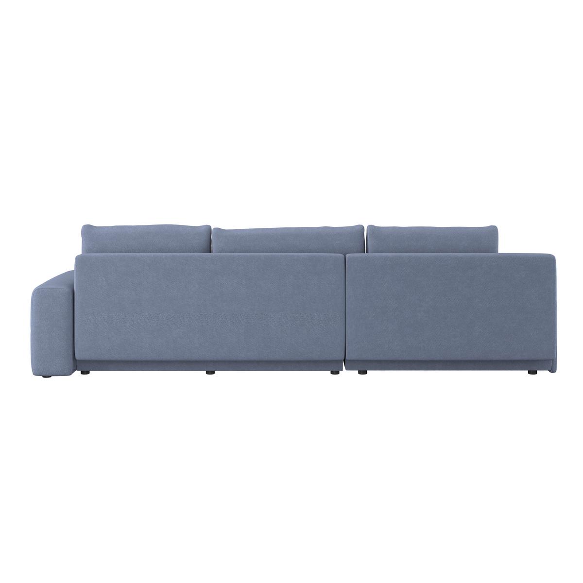 Ecksofa Adria Blau S: 213x308 cm - Blau, Trend, Textil (213/208cm) - Luca Bessoni
