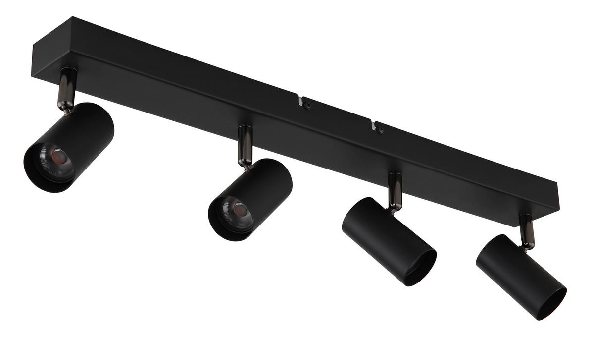 LED-Strahler 3000k, 21w - Schwarzchrom/Schwarz, Design, Metall (56/6/11cm) - Globo