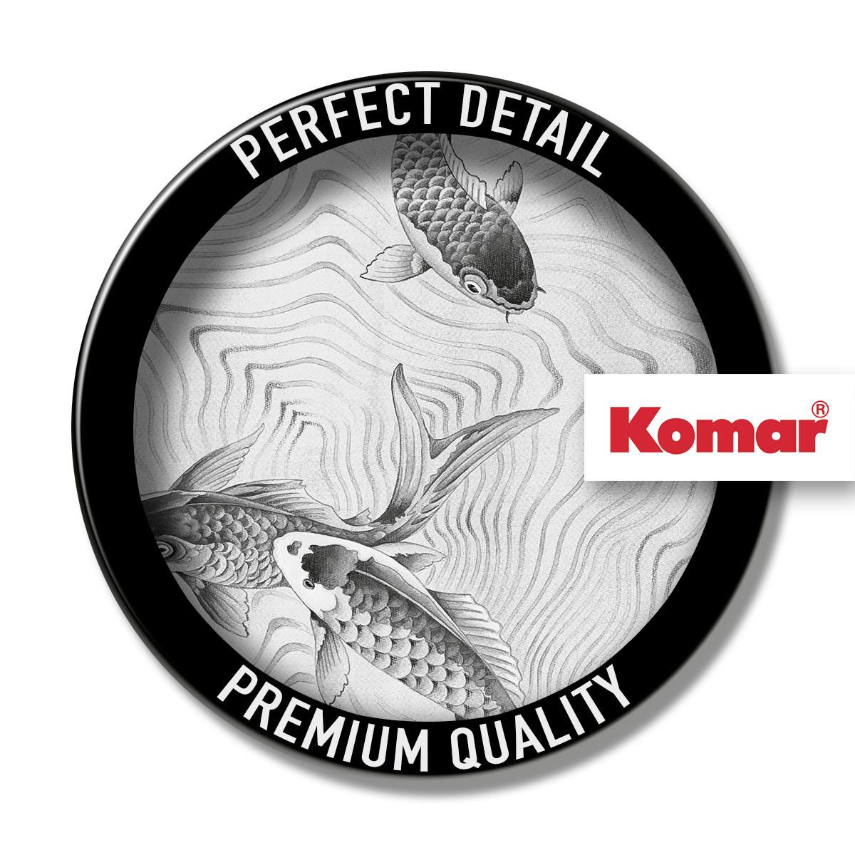 Vliestapete Perfect Pond - Schwarz/Weiß, Basics (200/250cm) - Komar