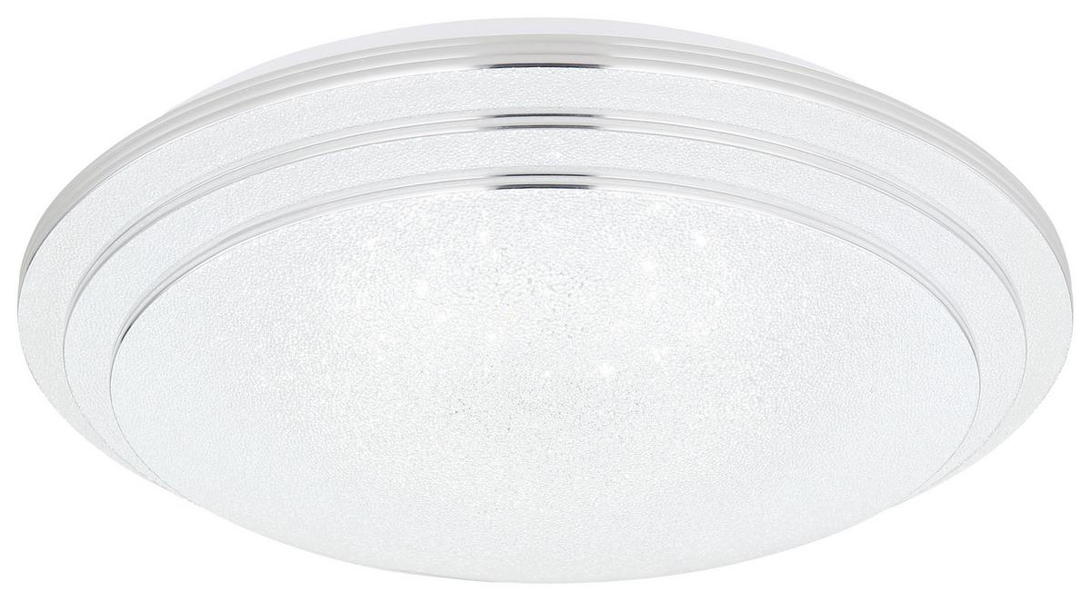 LED-Deckenleuchte Aley Ø 40 cm + Farbwechsler, Fernbedienung - Opal/Weiß, Basics, Kunststoff/Metall (40/9,5cm) - Globo