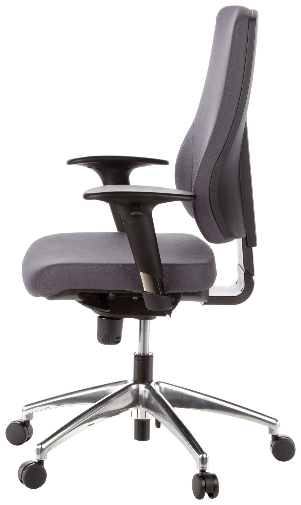 Drehstuhl Pro-Tec 200 Anthrazit - Anthrazit, MODERN, Kunststoff/Textil (60/126/45cm) - MID.YOU