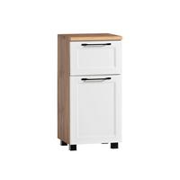 SPODNÁ SKRINKA ELMAU -EXKLUSIV- - čierna/biela, Romantik / Landhaus, kov/kompozitné drevo (40/79cm)