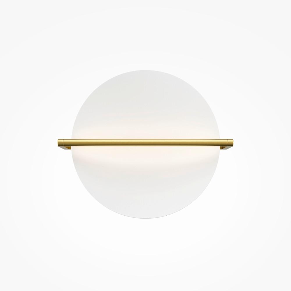 Wandleuchte Mira - Goldfarben/Weiß, MODERN, Metall (11,1/34/30cm) - MAYTONI