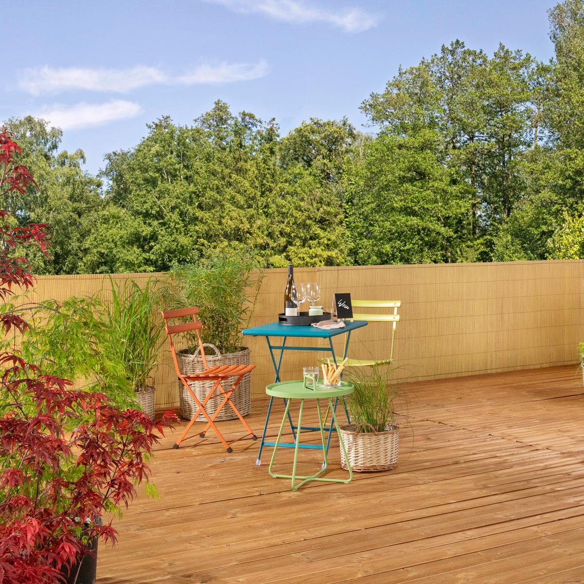 Sichtschutz Bambu Solido Kunststoff Naturfarben - Naturfarben, Basics, Kunststoff (300/100cm)