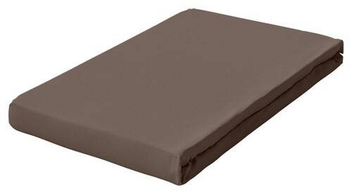 Boxspring-spannleintuch Pure Boxspring - Taupe, Basics, Textil (140-160/200-220cm) - Schlafgut