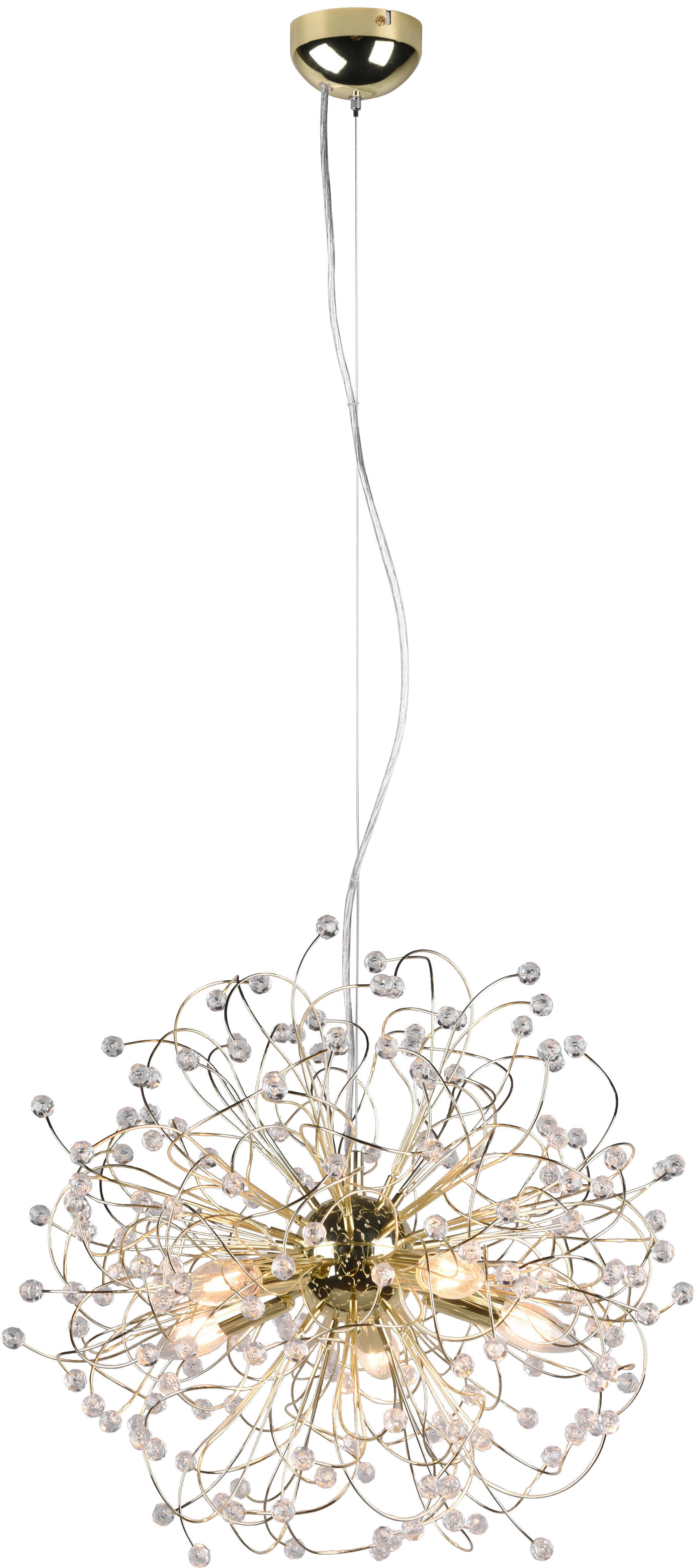 Hängeleuchte Gloria H: 150 Cm 5-Flammig, - ROMANTIK / LANDHAUS (55/150cm)