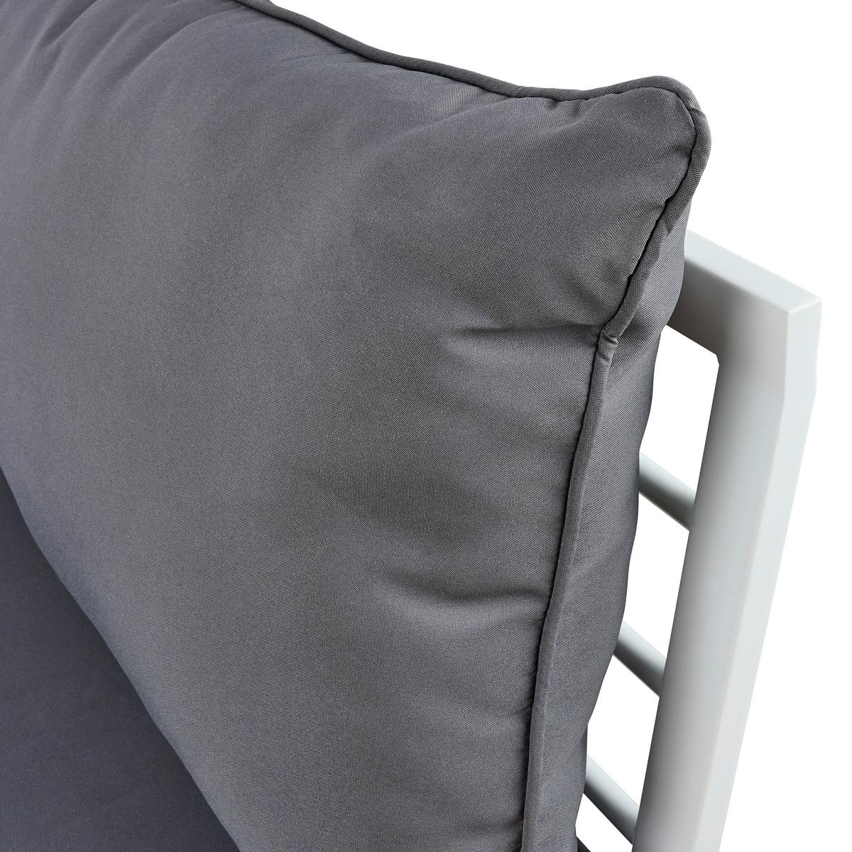 Lounge Garnitúra Madeira - akácia színű/sötétszürke, Modern, textil/fa (90/30/70cm) - Beldano