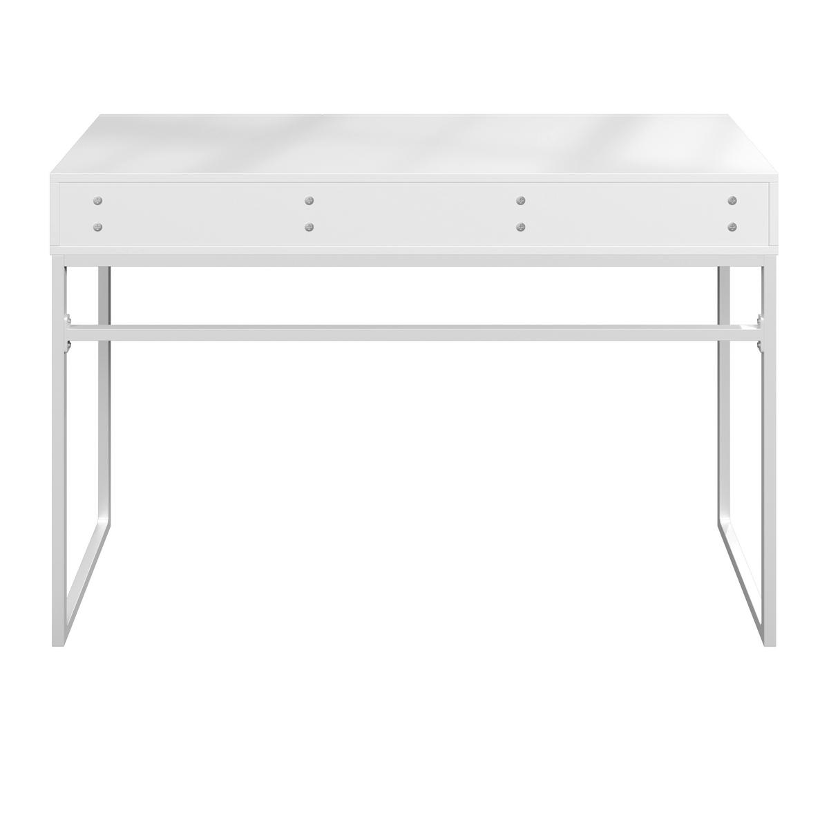 KONZOLOVÝ STOLEK FINN - bílá, Moderní, kov/kompozitní dřevo (120/78/40cm) - Bessagi Home