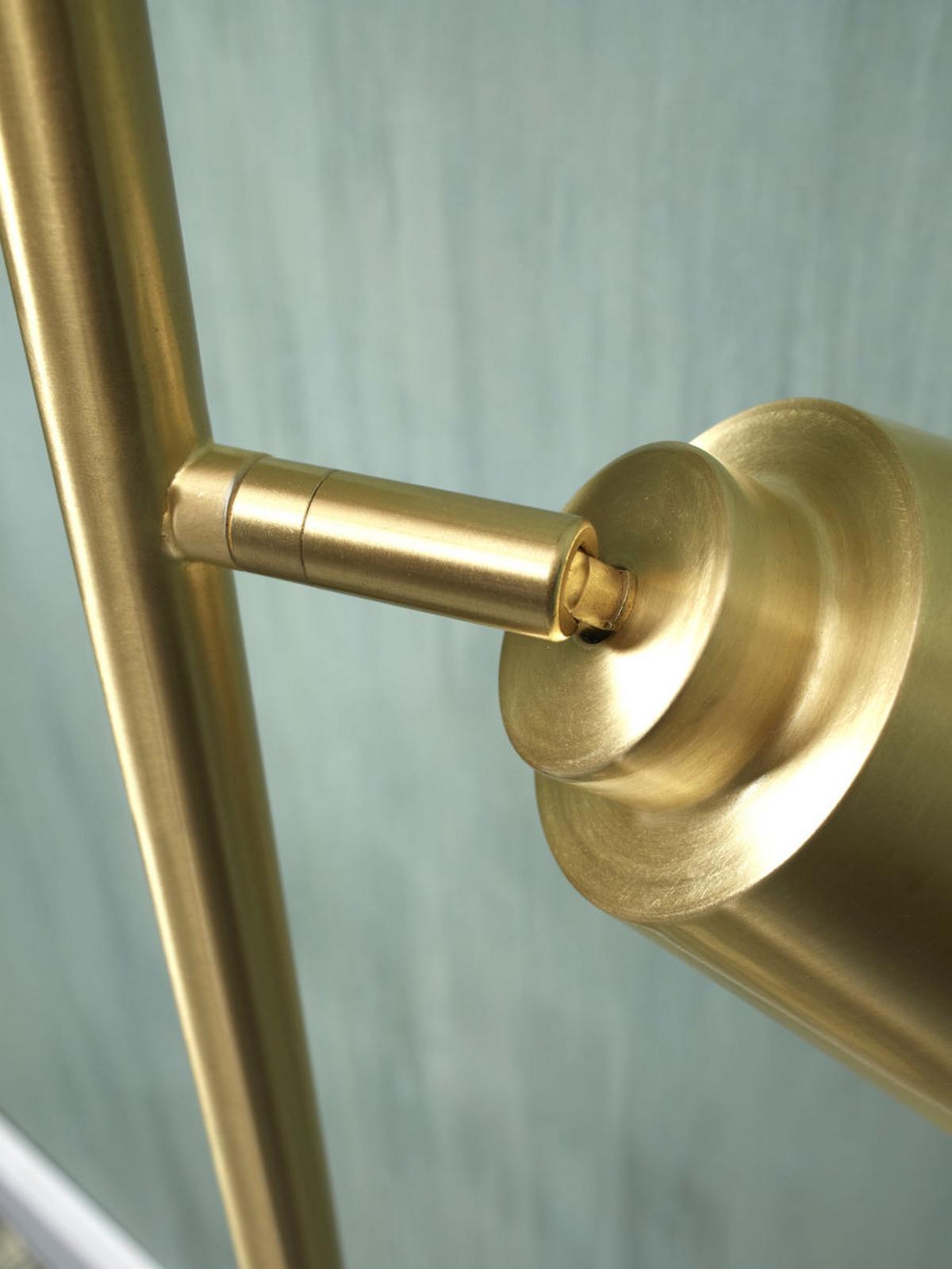Stehlampe Bremen Goldfarben Mit Schalter - Goldfarben, Basics, Metall (25/162cm) - It's about Romi