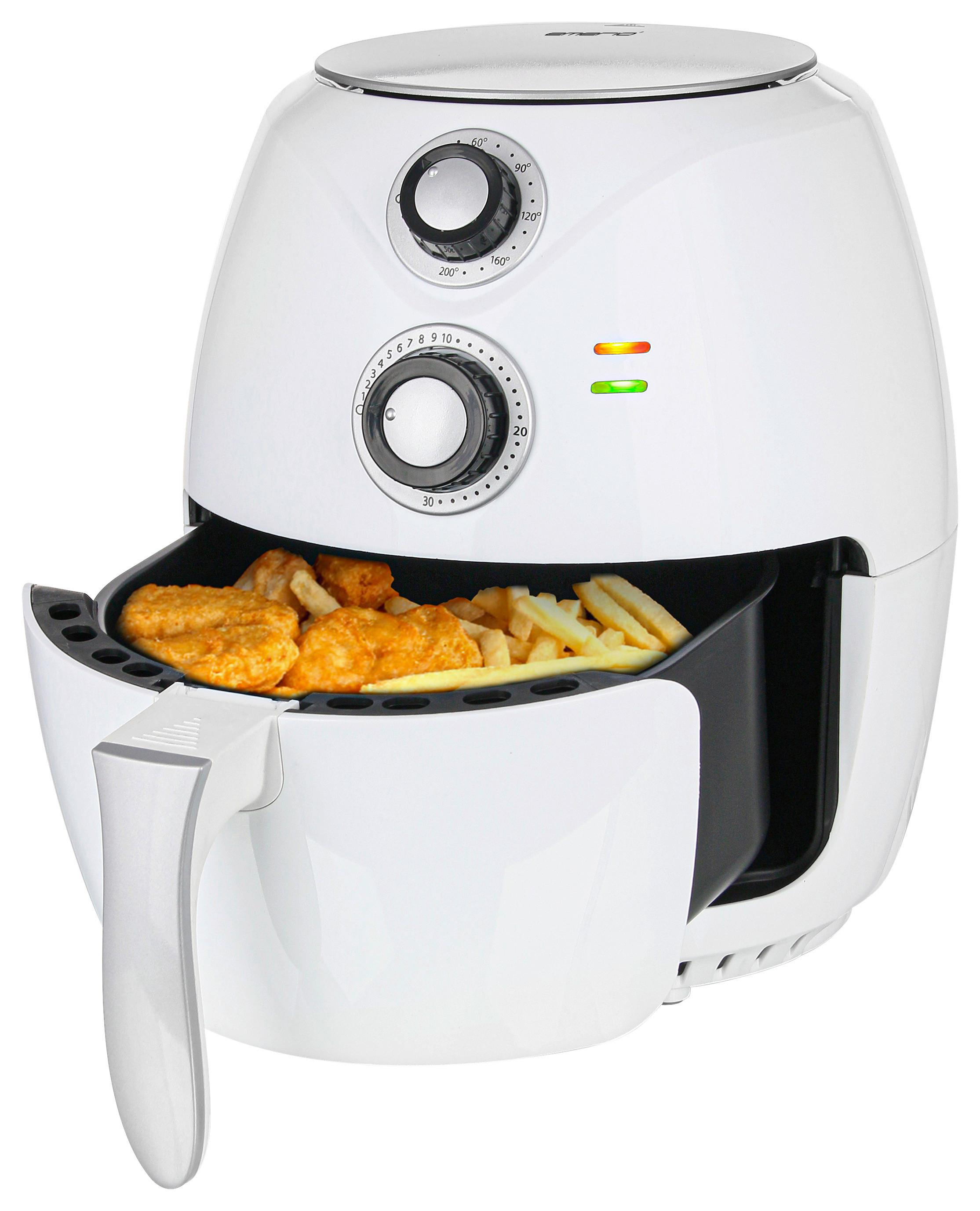 HORKOVZDUŠNÁ FRITÉZA DOMINIK -AKT- - bílá, plast (34,7/31,9cm) - Insido