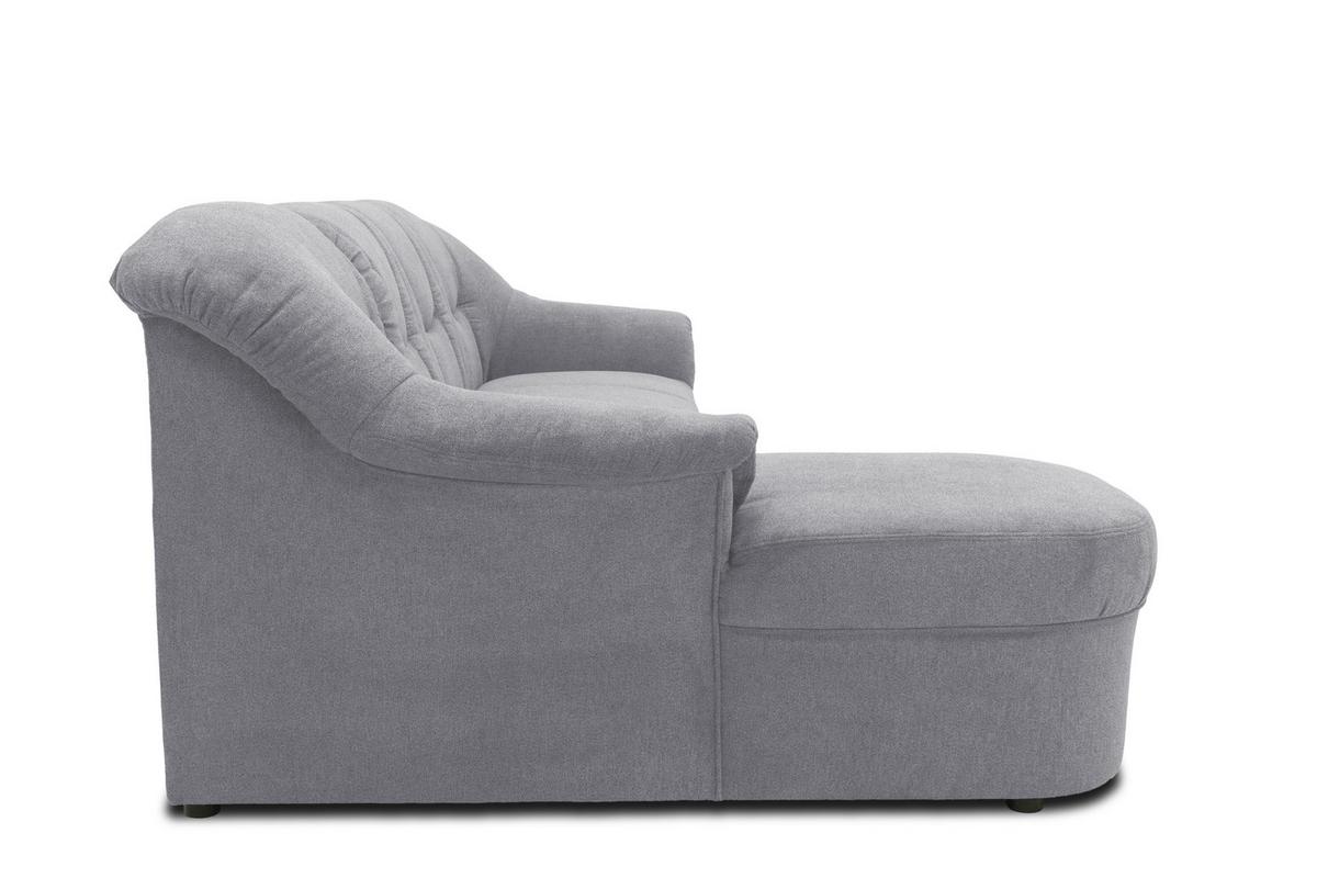 Ecksofa Sarafina - Dunkelgrau/Schwarz, KONVENTIONELL, Textil (146/232cm) - MID.YOU