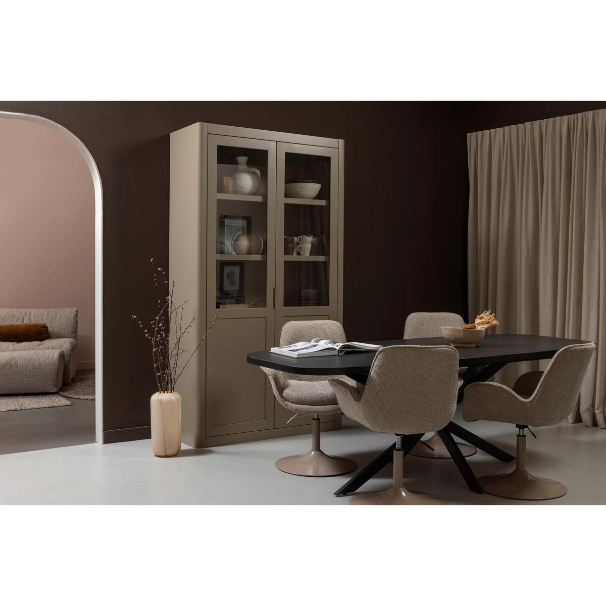 Armlehnstuhl Marten Sandfarben B: 70cm - Sandfarben, MODERN, Textil/Metall (70/90/66cm) - Livetastic
