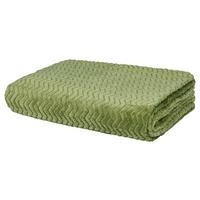 Puha Takaró Kb. 130/170cm - olívazöld, Modern, textil (130/170cm) - Luca Bessoni