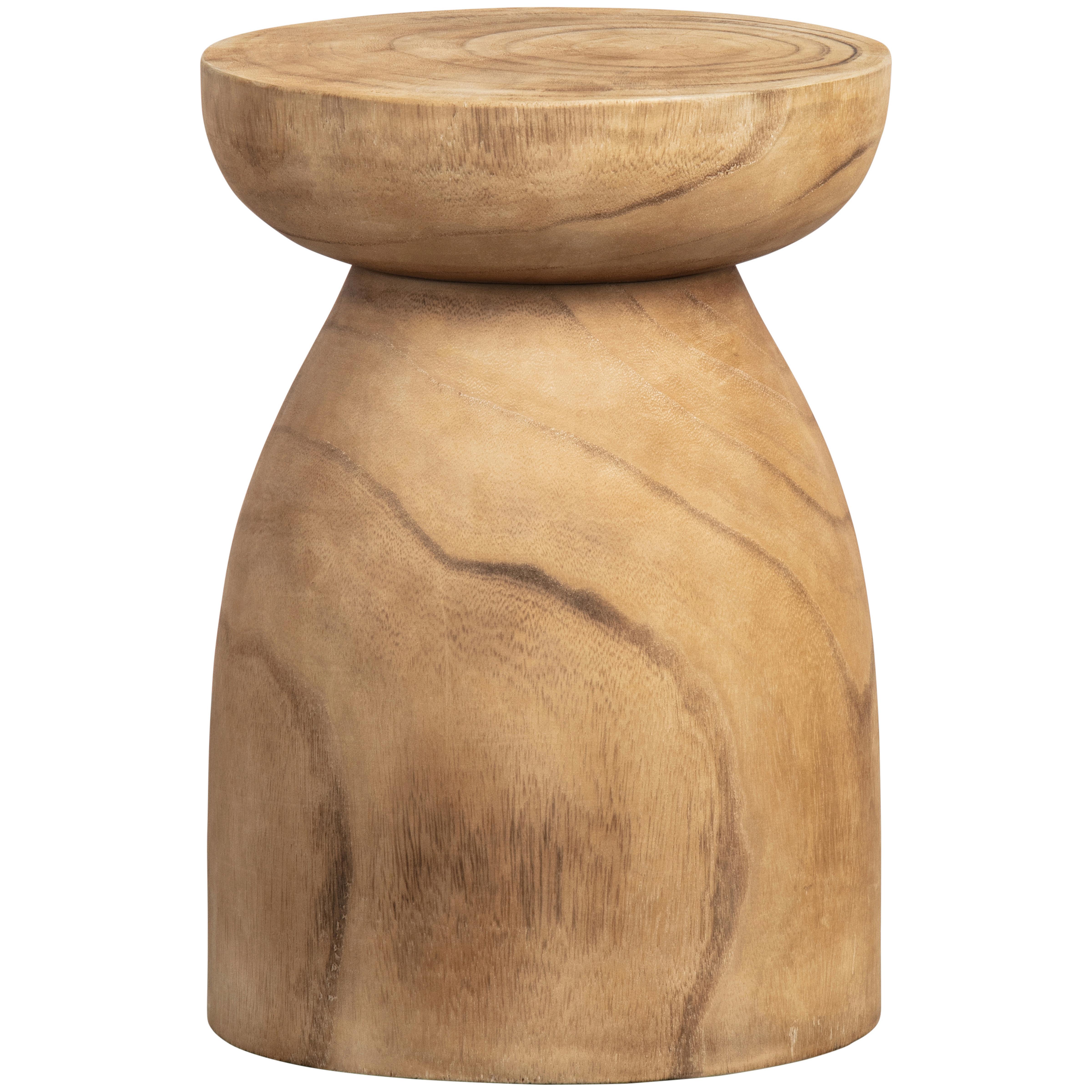 Beistelltisch Bink Naturfarben B: 28 cm - Naturfarben, Design, Holz (28/28/40cm) - Livetastic