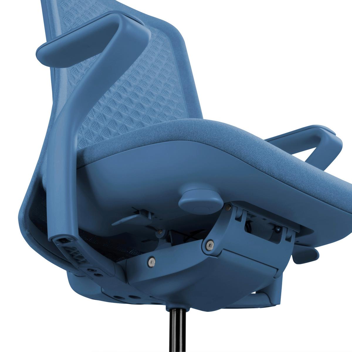 DREHSTUHL Vervio Blau B: 63cm - Blau, MODERN, Kunststoff/Textil (63/111/67cm) - MID.YOU