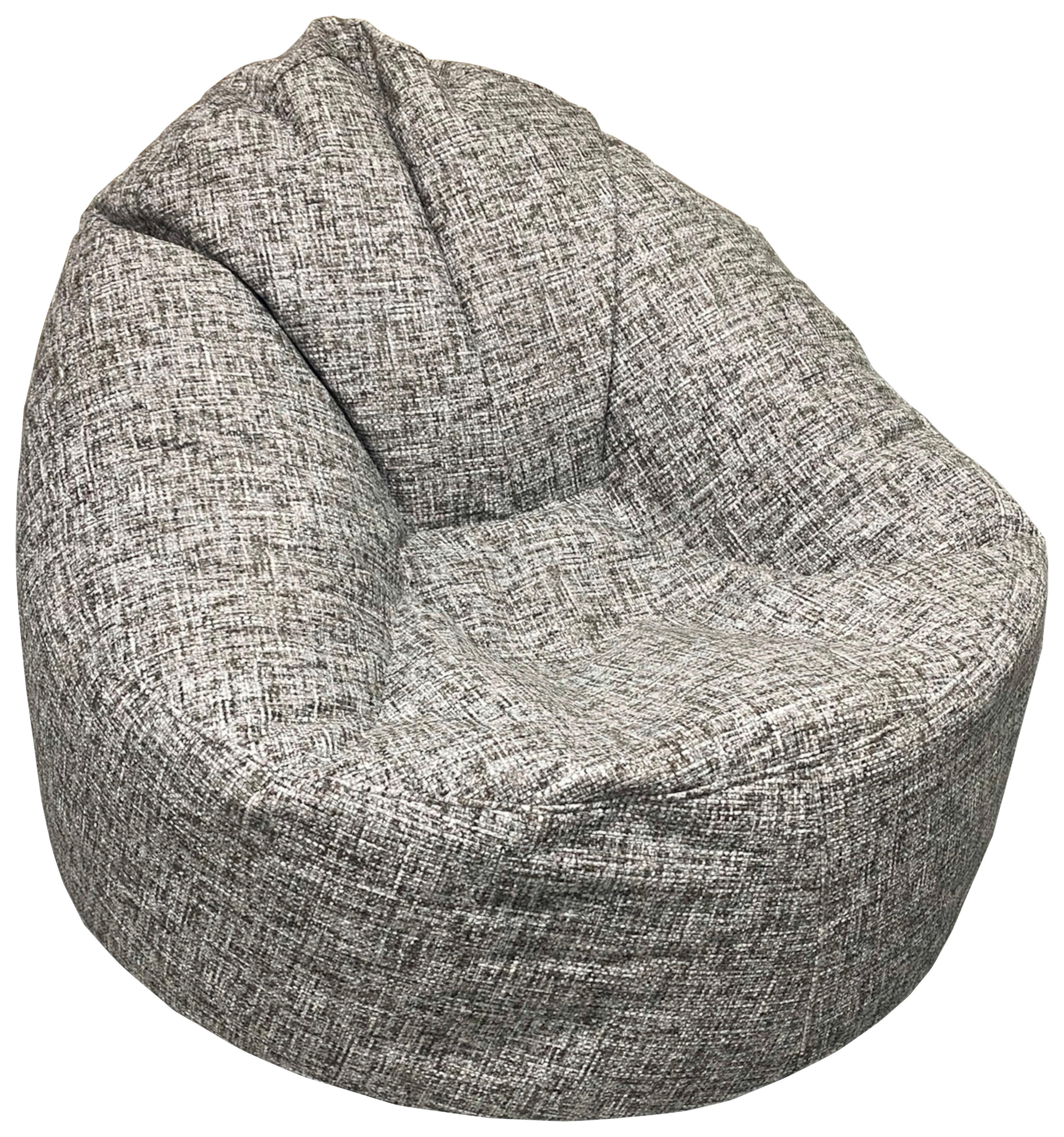 Sedací vak VERRETO, šedá, max. 90 kg - šedá, Moderní, textil (105/80/105cm) - Mömax