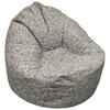 Sedací vak VERRETO, šedá, max. 90 kg - šedá, Moderní, textil (105/80/105cm) - Mömax