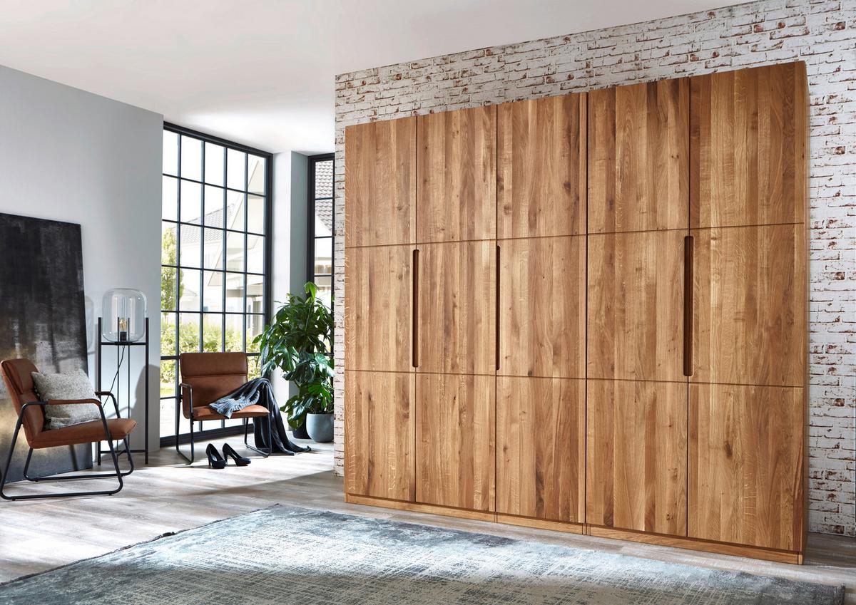 Drehtürenschrank Joja, Wildeiche B: 252 Cm - Wildeiche, MODERN, Holz (252/223/62cm) - MID.YOU