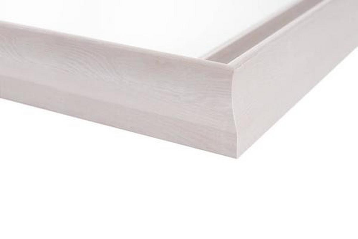 Nástenné zrkadlo SCOTT - biela, Basics, plast/sklo (36,5/45,5/5,2cm)