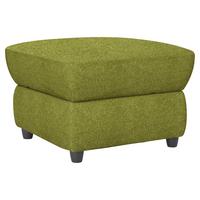 Polsterhocker Boston mit Stauraum Grün Chenille - Schwarz/Grün, KONVENTIONELL, Textil (68/45/68cm) - Livetastic